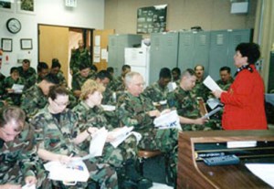 Briefing Military Troops